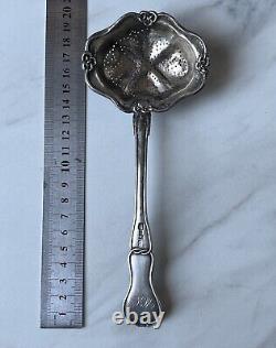 Antique Imperial Russian Tea Strainer Sterling Silver 84. With the initials 1842
