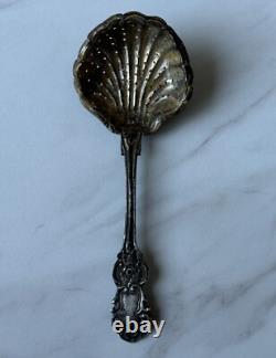 Antique Imperial Russian Tea Strainer Sterling Silver 84. With the initials 1858