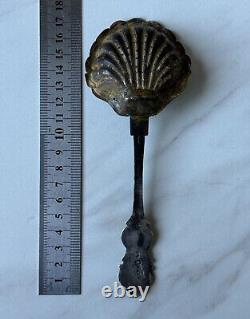 Antique Imperial Russian Tea Strainer Sterling Silver 84. With the initials 1858