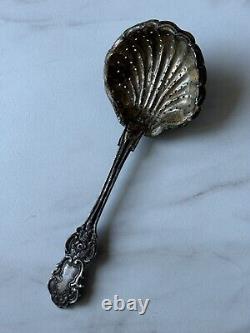 Antique Imperial Russian Tea Strainer Sterling Silver 84. With the initials 1858