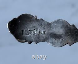 Antique Imperial Russian Tea Strainer Sterling Silver 84. With the initials 1858