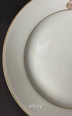 Antique Imperial Russian Tsar Alexander ll Farm Palace Service Porcelain Plate