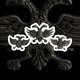 Antique Imperial Russian Two Headed Eagle Brooch Pin withClip Earrings 800 Silver
