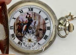 Antique Imperial Russian award silver, Niello&Gold hunter case pocket watch