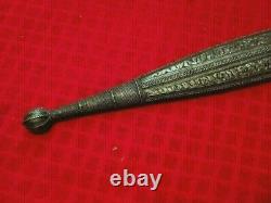 Antique Imperial Russian caucasian silver kindjal kinjal cossack dagger