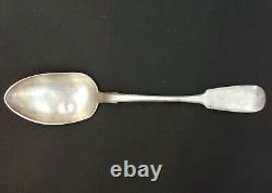 Antique Imperial Russian signed A. P 1888 E. K. K Silver Service Spoon 11 ¼