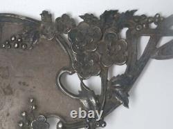 Antique Imperial Russian silver 84 books detail, mark 84 IM