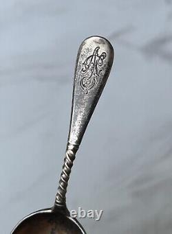 Antique Imperial Russian spoon for sugar Sterling Silver 84