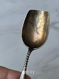 Antique Imperial Russian spoon for sugar Sterling Silver 84