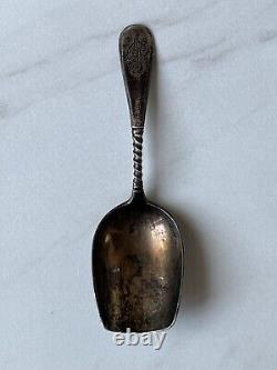 Antique Imperial Russian spoon for sugar Sterling Silver 84