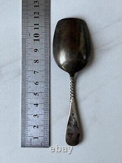 Antique Imperial Russian spoon for sugar Sterling Silver 84