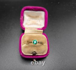 Antique Imperial Russion. Fedor. Afanasiev Gold and. Emerald. Ring