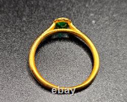 Antique Imperial Russion. Fedor. Afanasiev Gold and. Emerald. Ring