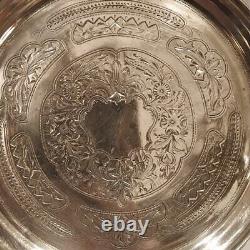 Antique Imperial Sterling Silver 84 Coasters Russian Tray Chiseled Saint Georges