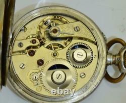 Antique International Watch Co silver pocket watch for Imperial Russian market