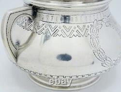 Antique Late 19th Century Russian Solid Silver Lidded Bowl Fully Marked 1884