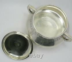 Antique Late 19th Century Russian Solid Silver Lidded Bowl Fully Marked 1884