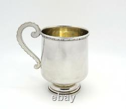 Antique Late 19th Century Russian Solid Silver Mug Cup Marked August Holmström