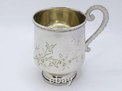 Antique Late 19th Century Russian Solid Silver Mug Cup Marked August Holmström
