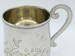 Antique Late 19th Century Russian Solid Silver Mug Cup Marked August Holmström