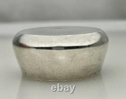 Antique Marshak Russian Silver Open Salt Cellar, Imperial Monogram 86351