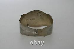 Antique Moscow Russian Imperial. 875 Silver Bangle Bracelet 1854 Assay Mark