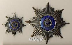 Antique Original Imperial Russian Two officer cockades for shako and cap (1960)