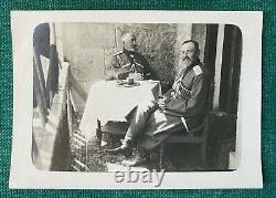 Antique Photo Imperial Russian Generals & Grand Duke Nicholas Romanov Cossack