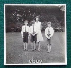Antique Photo Imperial Russian Prince Andrei & Nikita Romanov Children Frogmore