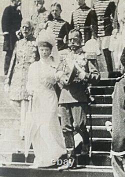 Antique Photo Imperial Russian Tsar Nicholas II Romanov Dagmar Empress Marie