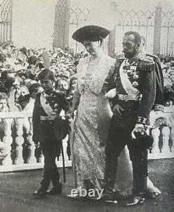 Antique Photo Imperial Russian Tsar Nicholas II Romanov Empress Tsarevich Alexei