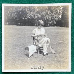 Antique Photo Russian Imperial Princess Yusupov Youssoupoff Reading & Parasol