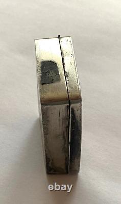 Antique Royal Empire Solid Silver 84 Gilded for Empress Alexandra Snuff/Pill Box
