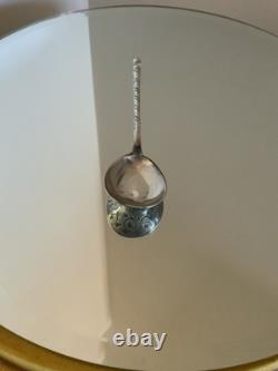 Antique Russian 84 Mark Silver Imperial Spoon Kokoshnik Mark 1899-1908 12cm