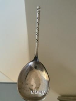 Antique Russian 84 Mark Silver Imperial Spoon Kokoshnik Mark 1899-1908 12cm
