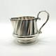 Antique Russian 84 Silver Spiral Fluted Cream Jug Imperial Mark Milk Pitcher