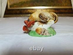 Antique Russian Gardner porcelain figure Chicken, 19th century, imperial Gardner