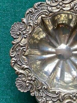 Antique Russian Imperial 19th Century Solid Silver Master Salt Tverskoi Stahle