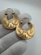 Antique Russian Imperial 56 14K Gold Earrings Floral Design 1880s 3.71g