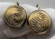 Antique Russian Imperial 56 14K Gold Earrings Interesting Design 1880s 1.76g