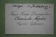 Antique Russian Imperial Annotated Calling Card Prince Peter Sviatopolk-Mirsky