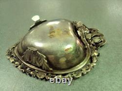 Antique Russian Imperial Ashtray Sterling Silver 84 Rare and beautiful ORIGINAL