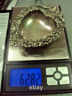 Antique Russian Imperial Ashtray Sterling Silver 84 Rare and beautiful ORIGINAL