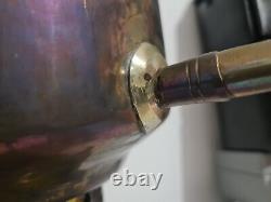 Antique Russian Imperial Brass Samovar Coffee Urn Batashev 1870s Bataweba Large