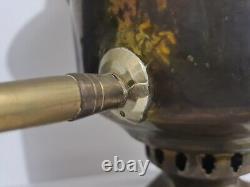 Antique Russian Imperial Brass Samovar Coffee Urn Batashev 1870s Bataweba Large