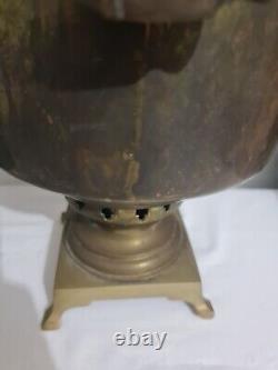 Antique Russian Imperial Brass Samovar Coffee Urn Batashev 1870s Bataweba Large