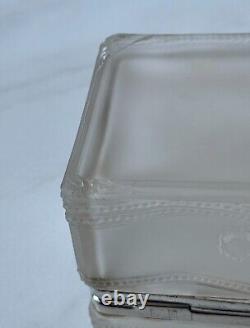 Antique Russian Imperial Glass / Tea or Sugar Box