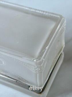 Antique Russian Imperial Glass / Tea or Sugar Box