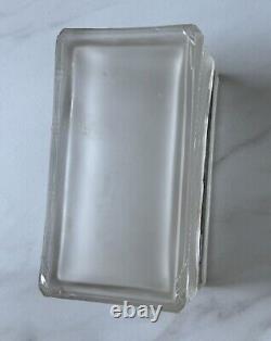 Antique Russian Imperial Glass Tea or Sugar Box