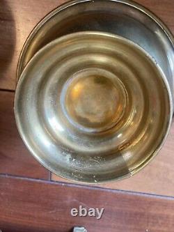 Antique Russian Imperial Igor Batashev Brass Samovar Tea Urn Tula Stamp With Bowl